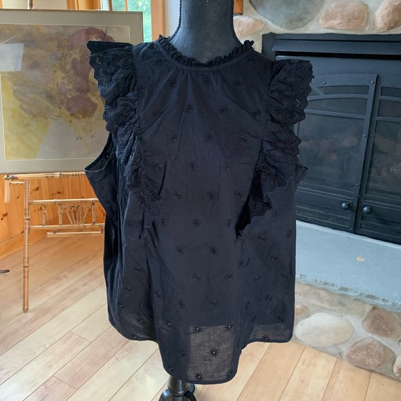 Boden sleeveless eyelet top size 20/22 - Picture 7 of 13